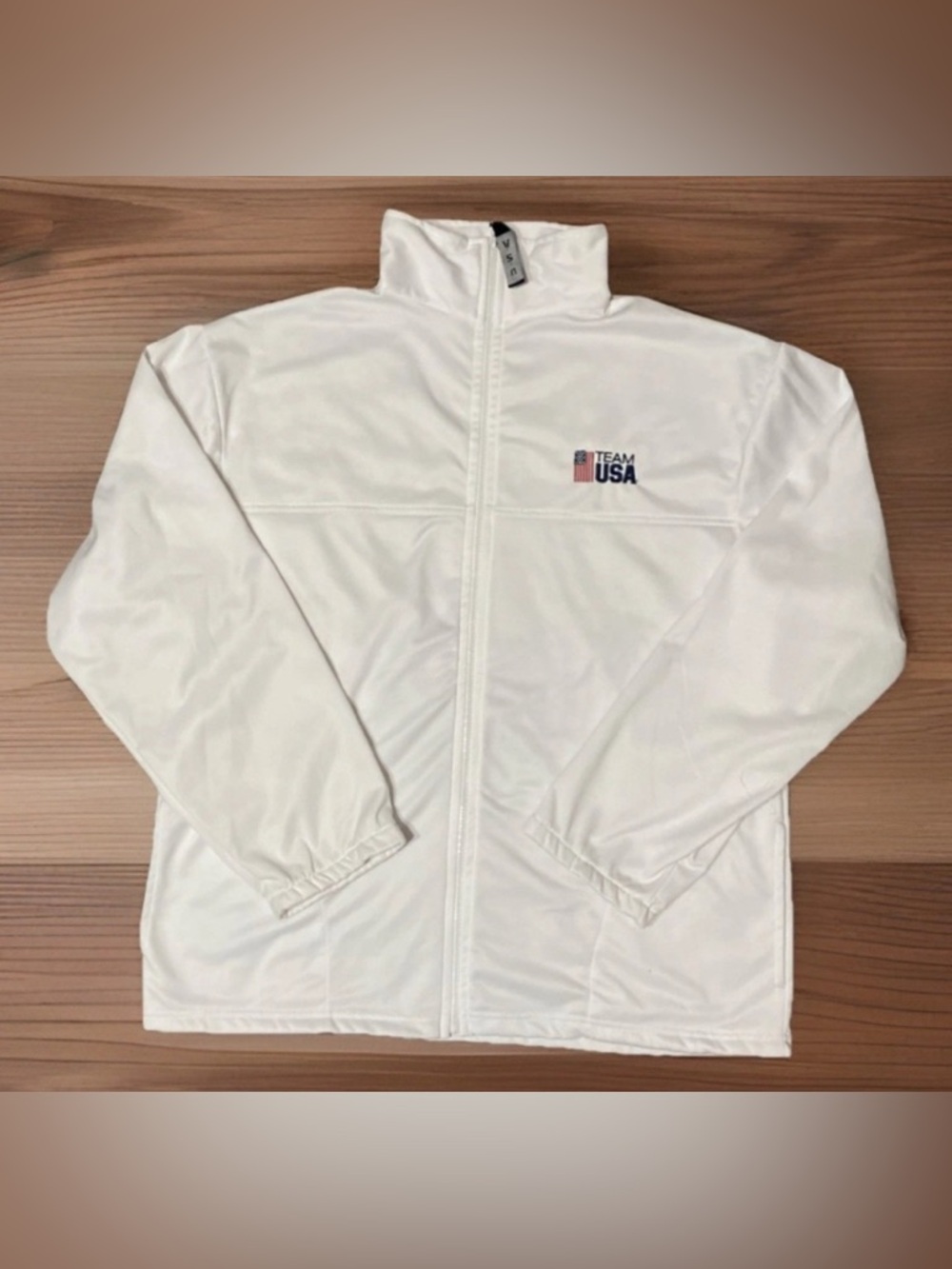 Vintage Team USA Olympic White XL Track Jacket